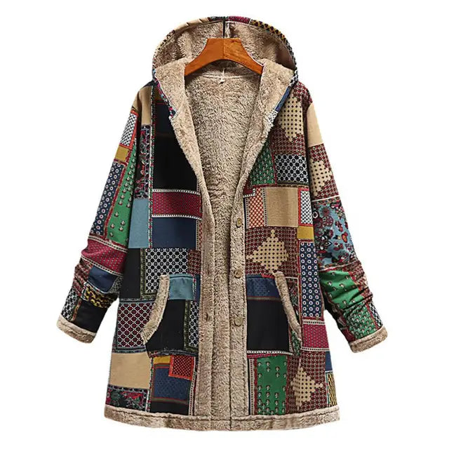 Thick Cashmere Jacket With Print