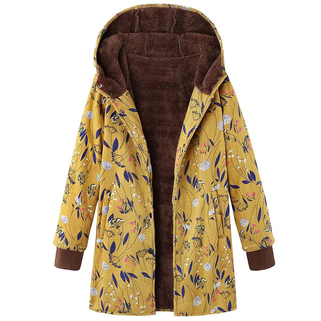 Thick Cashmere Jacket With Print