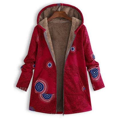 Thick Cashmere Jacket With Print