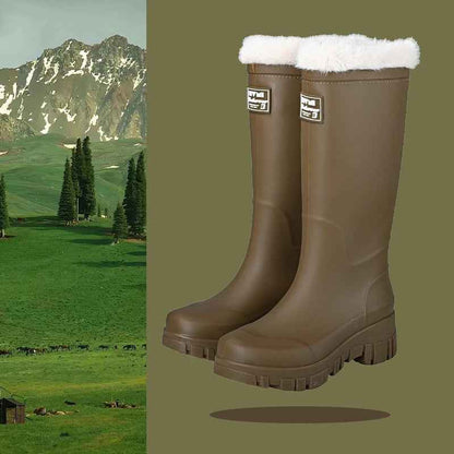 Wasserfeste Stiefel Damen | Thermisch Gefütterte Knöchelstiefel