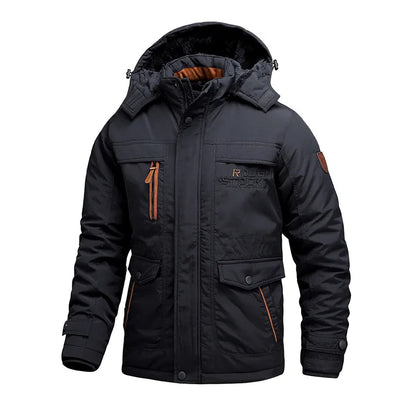 Men's Winter Parka Fleece Lined Hood