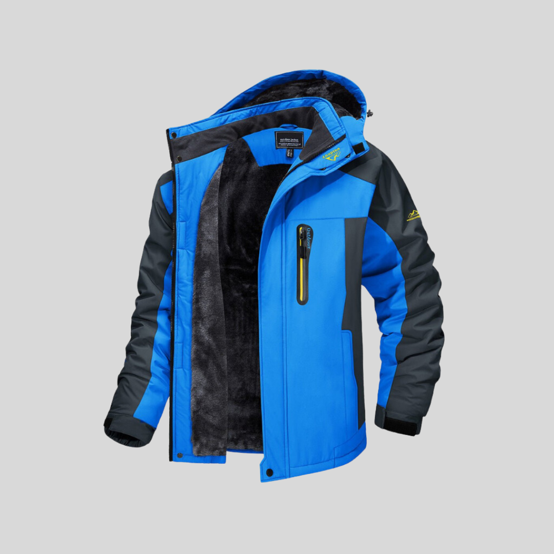 Men's Winter Jacket Hooded Fleece Insulated