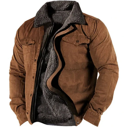 Men's Winter Jacket Warm Fleece Insulation