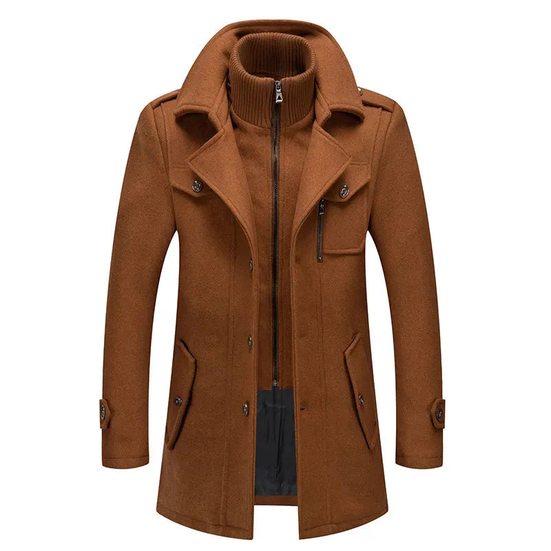 Men's Winter Coat Warm Thickened Collar