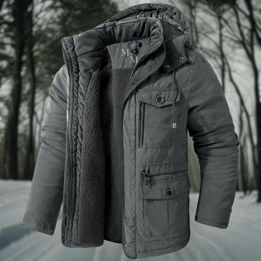 Men's Winter Down Jacket Warm Hooded