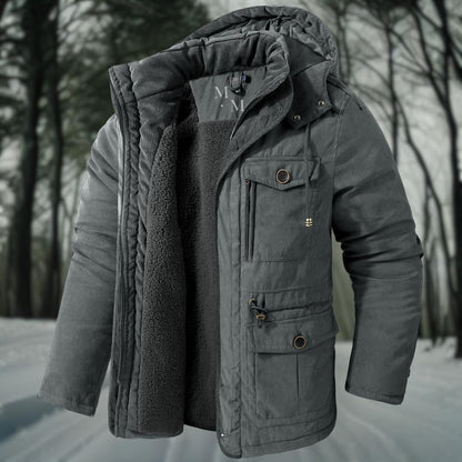 Men's Winter Down Jacket Warm Hooded