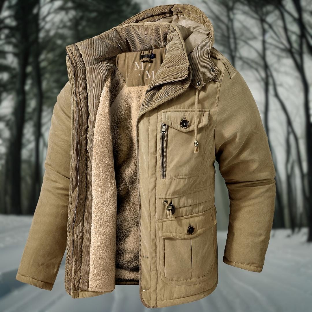 Men's Winter Down Jacket Warm Hooded