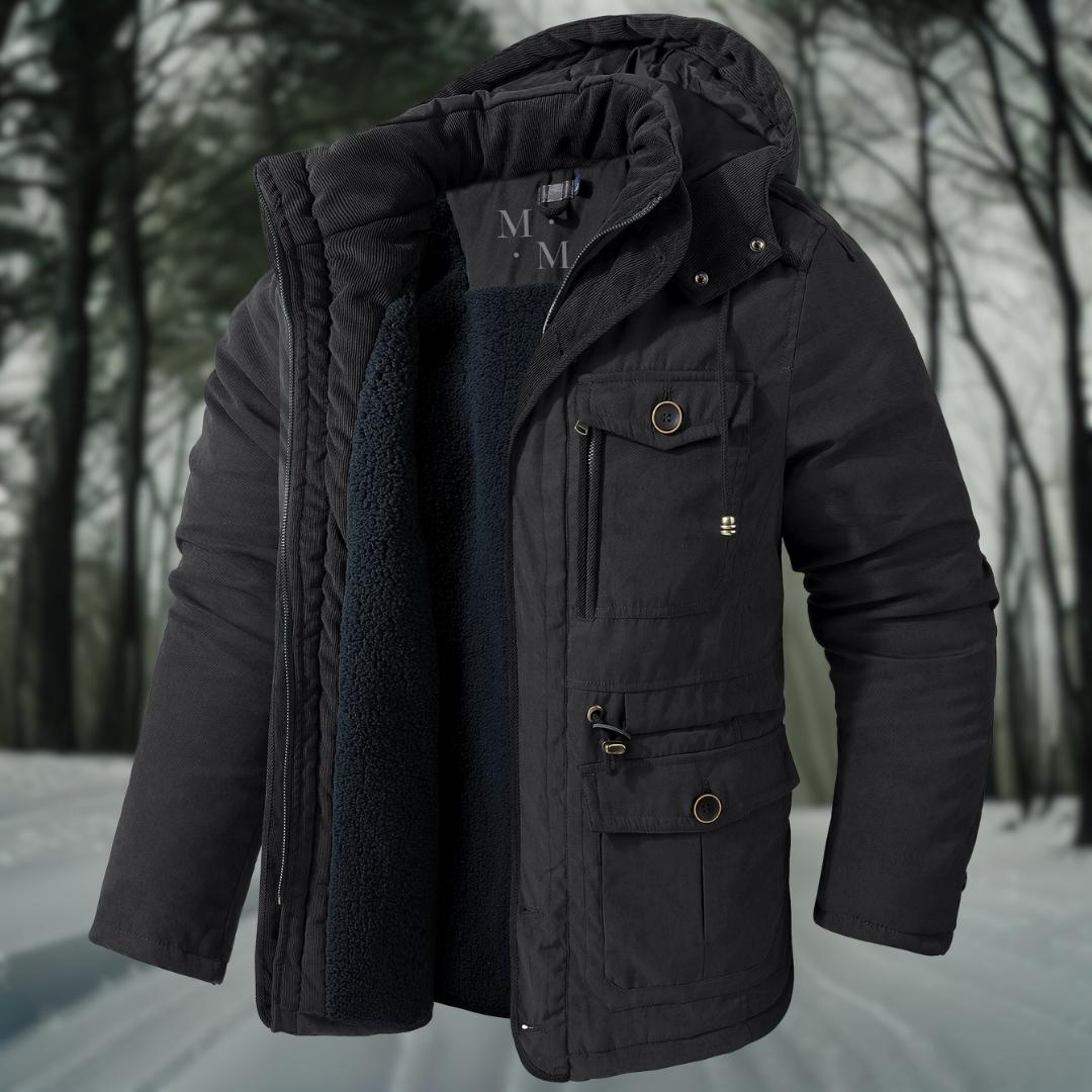 Men's Winter Down Jacket Warm Hooded