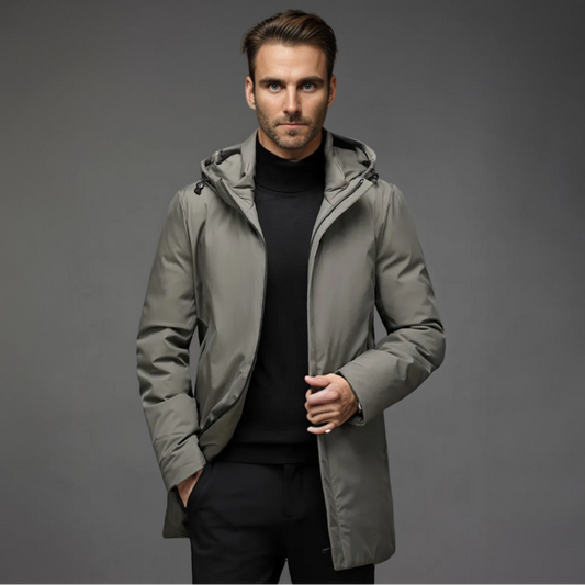 Herren Winterjacke Warm Isoliert Kapuze - IdealeKleiden