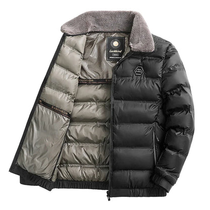 Herren Winterparka Umlegekragen Warm