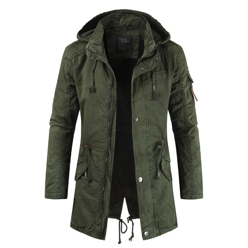 Herren Parka Fleece - Warme Windjacke Bequem