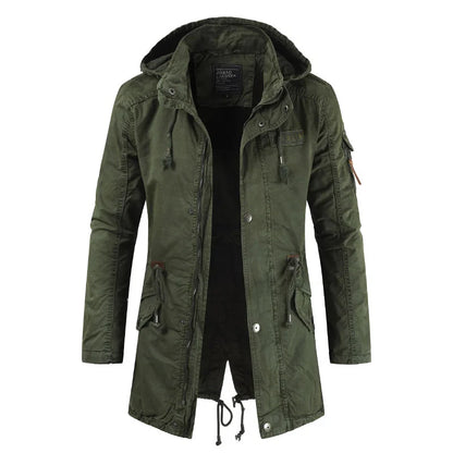 Herren Parka Fleece - Warme Windjacke Bequem