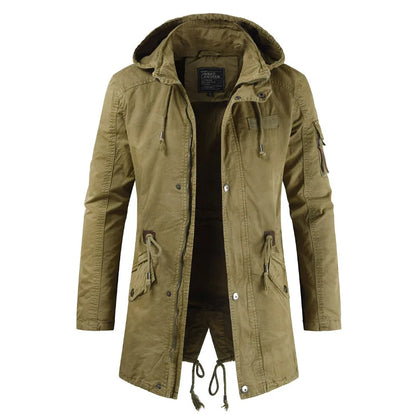 Herren Parka Fleece - Warme Windjacke Bequem
