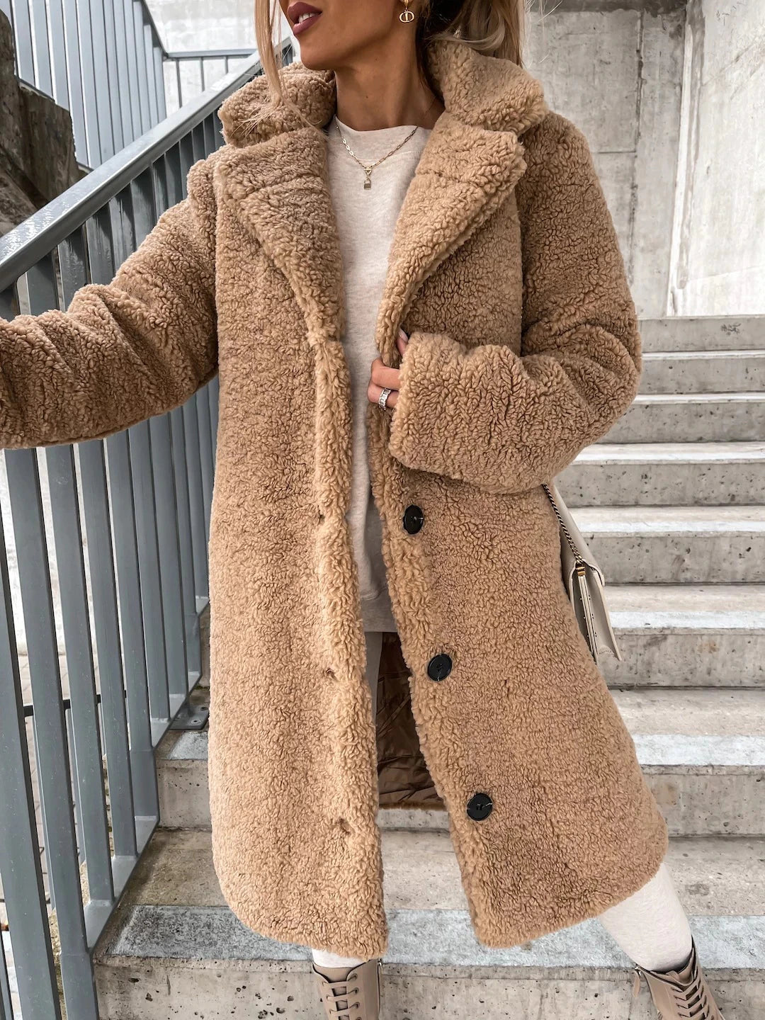 Soft Teddy Coat Warm & Cozy