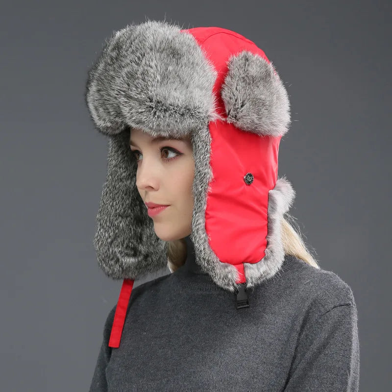 Herrenmütze Warm Ohrenschutz