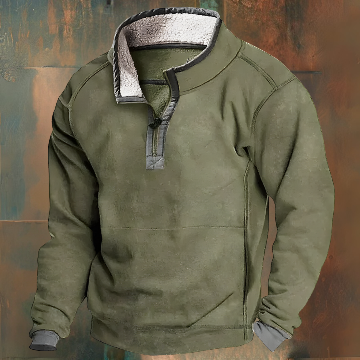 Men's Winter Pullover Fleece Lining
