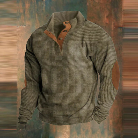 Herren Winterpullover Warm Fleece Qualität - IdealeKleiden