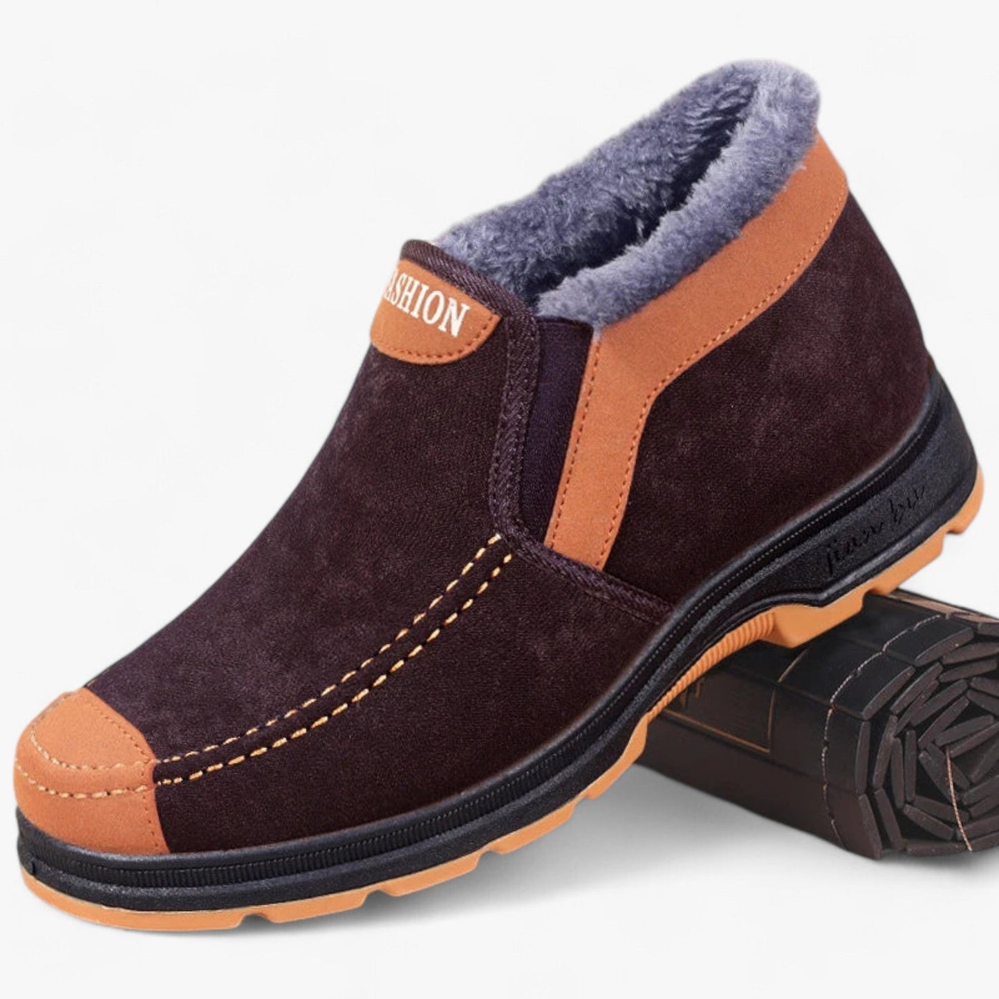 Men's Winter Boots Fleece Lined Non-Slip