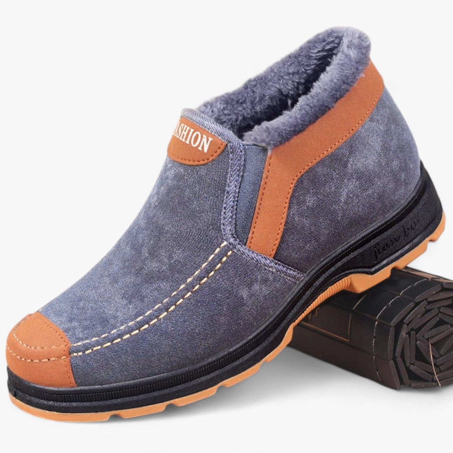 Herren Winterschuhe Fleece Gefüttert Rutschfest - IdealeKleiden