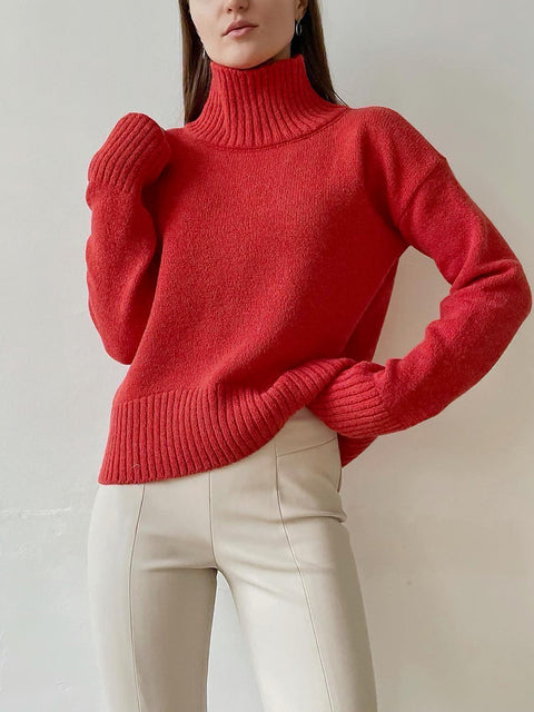 Comfortable Turtleneck Sweater Cozy