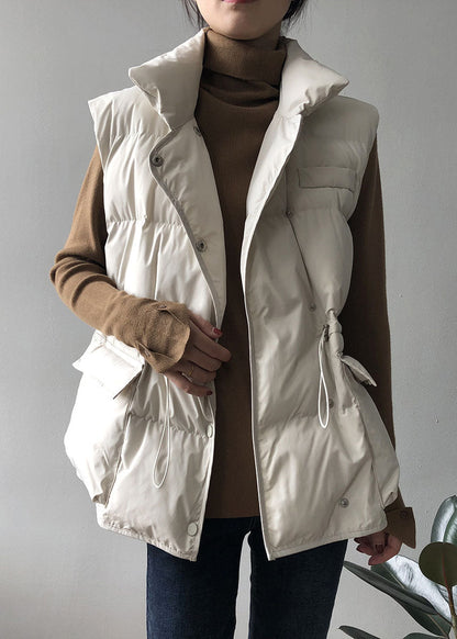 Women's Down Vest Quilted Sleeveless Modern