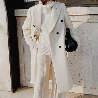 Women's Winter Coat Double Field Jacket Long