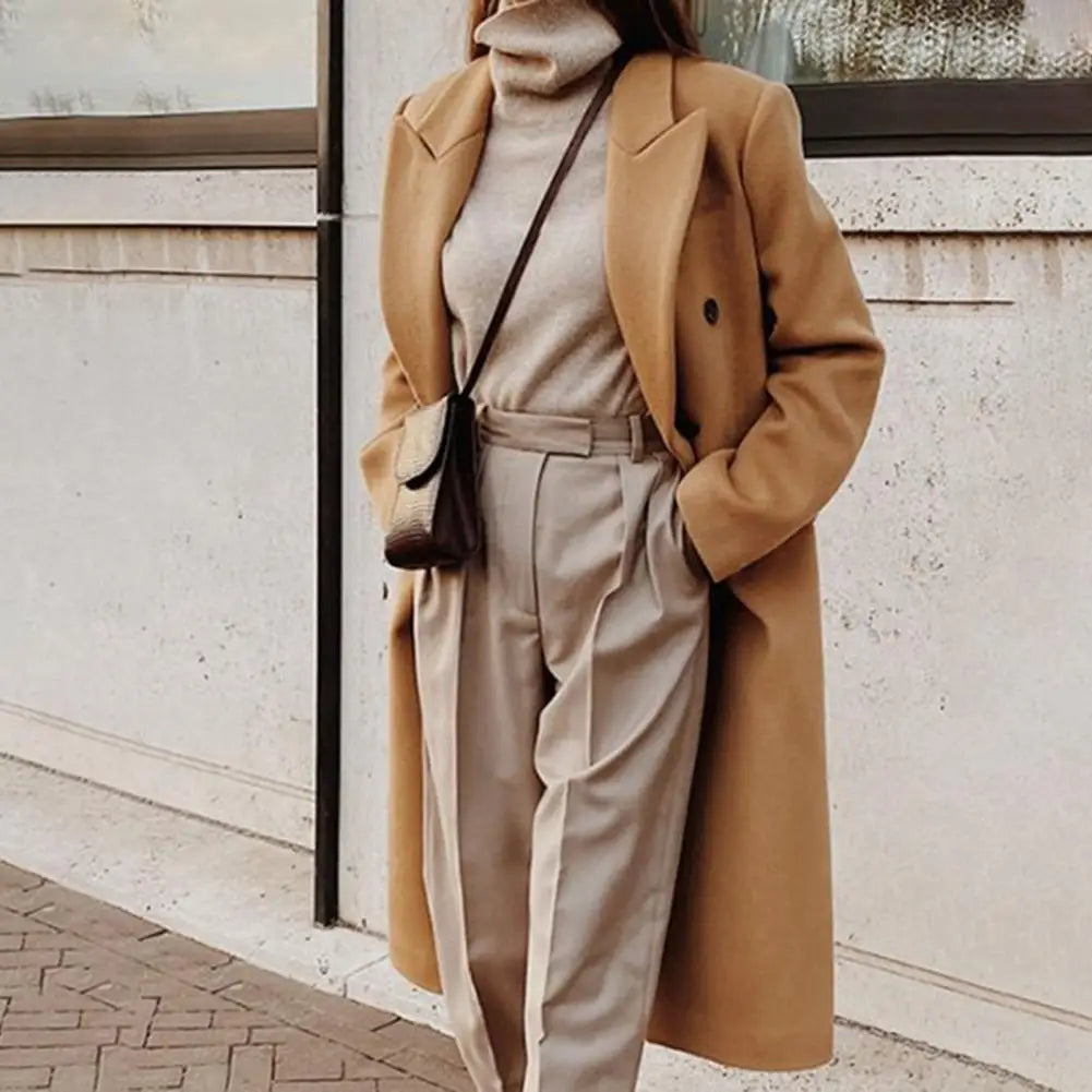 Women's Winter Coat Double Field Jacket Long