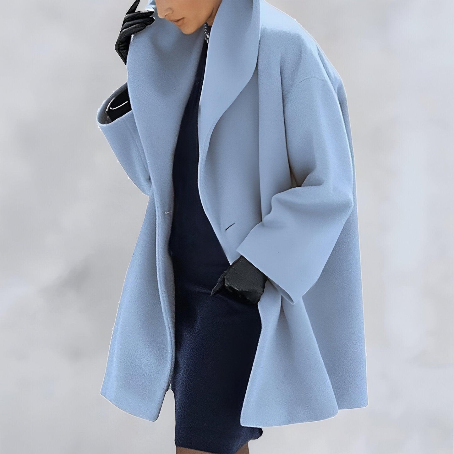 Elegant Women's Jacket - Long Warm Winter Coat