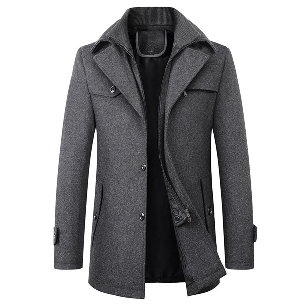 Men's Mid-Length Elegant Winter Jacket