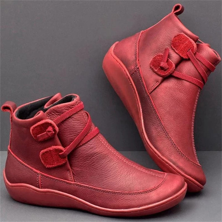 Elegant Women's Leather Warm Boots