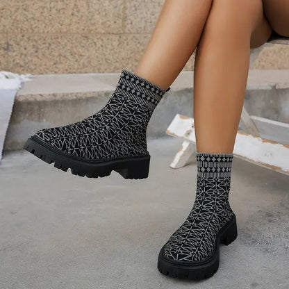 Women's Chic Plus Size Boots