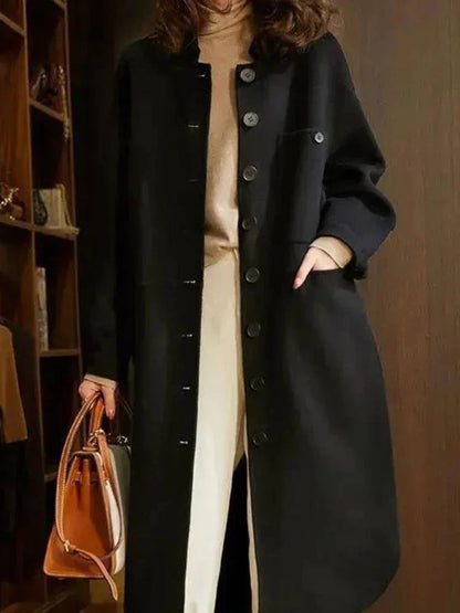 Herbstmantel Klassisch Elegant Damen - IdealeKleiden