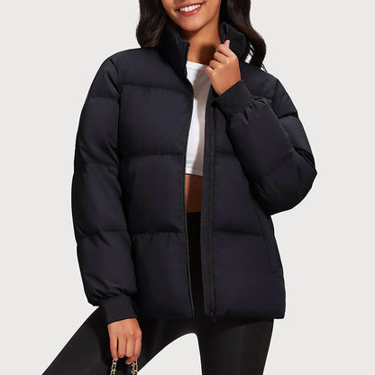 Warmes Winterkleid Damen Pufferjacke Daunenfüllung