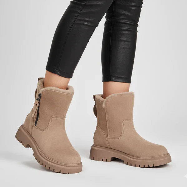 Women's Winter Platform Boots, Fur-lined, Warm