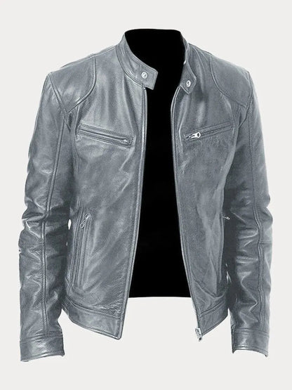 Stylish Women's Leather Biker Jacket