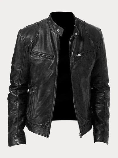 Stylish Women's Leather Biker Jacket