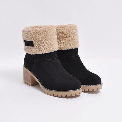Women's Teddy Warm Heel Boots