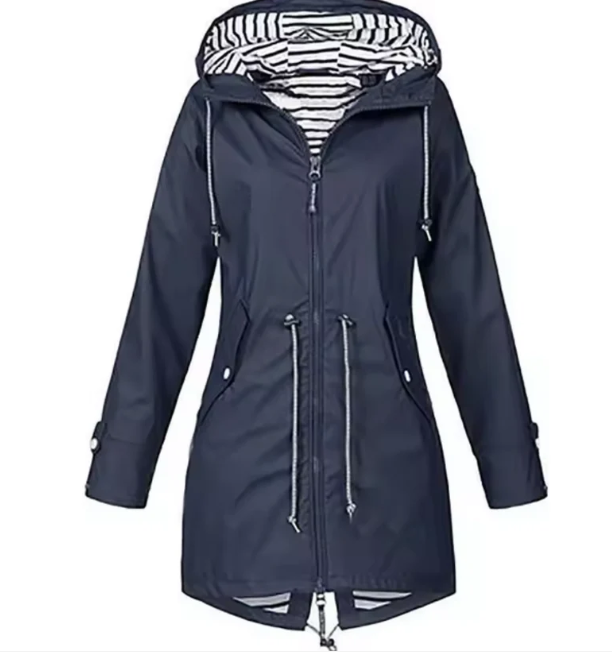 Mid-length Hooded Jacket Women Lightweight Breathable