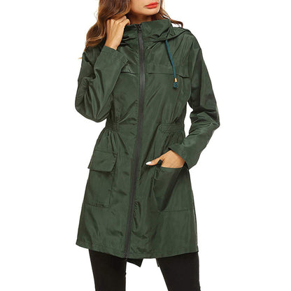 Wasserdichte Regenjacke Damen Leicht
