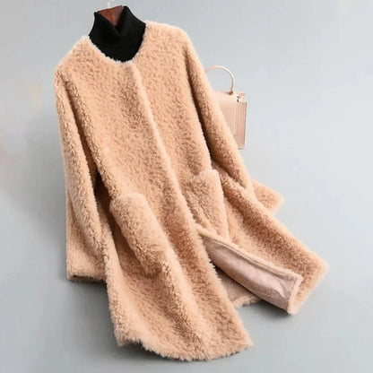 Women's Luxury Shearling Coat