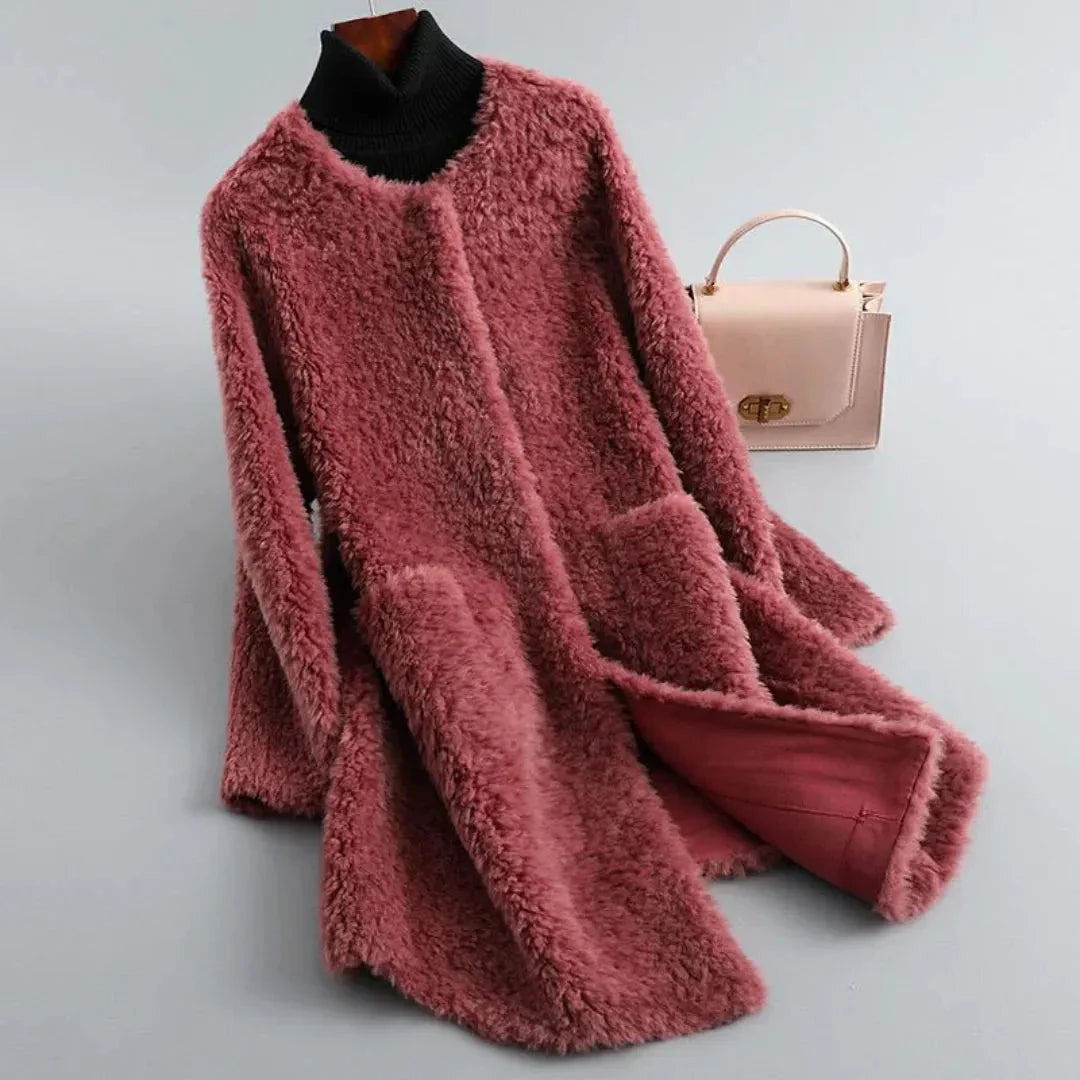 Women's Luxury Shearling Coat