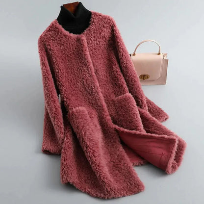 Women's Luxury Shearling Coat