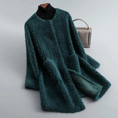 Women's Luxury Shearling Coat
