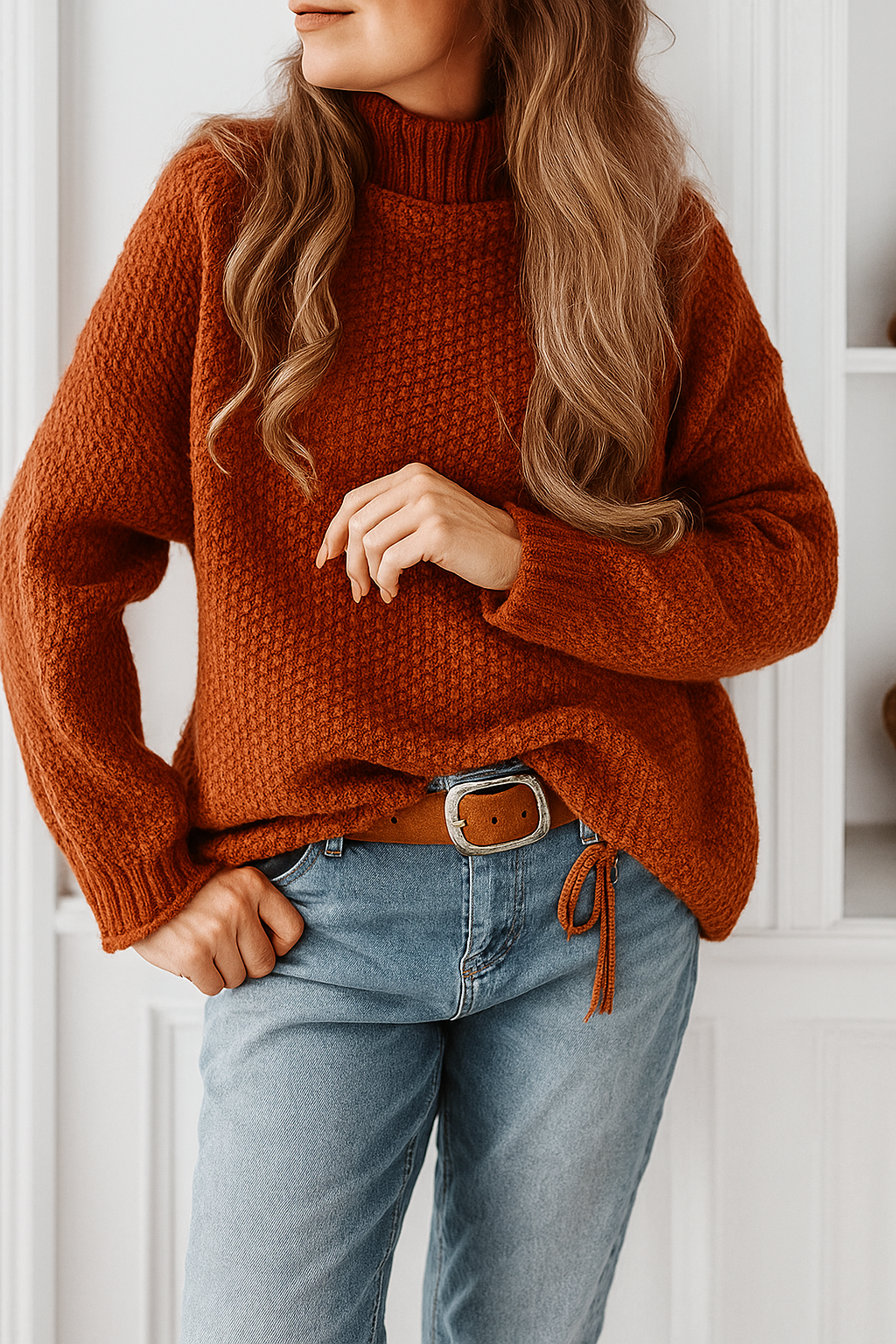 Eleganter Cashmere Pullover Warm Winter - IdealeKleiden