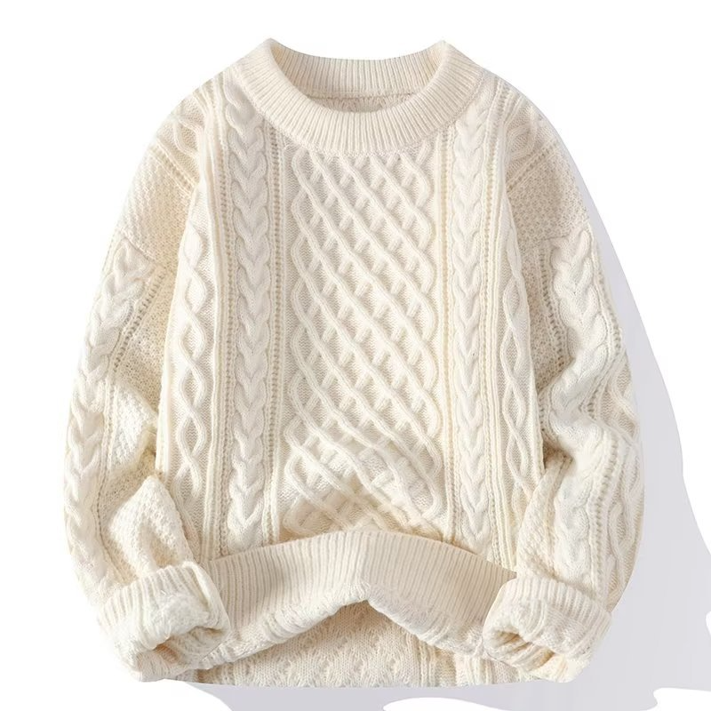 Damen Frühjahrspullover Rundhals Elegant - IdealeKleiden