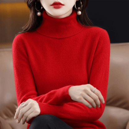 Women's Classic Warm Turtleneck Sweater
