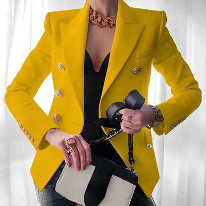 Modern Men's Double-Breasted Blazer Design