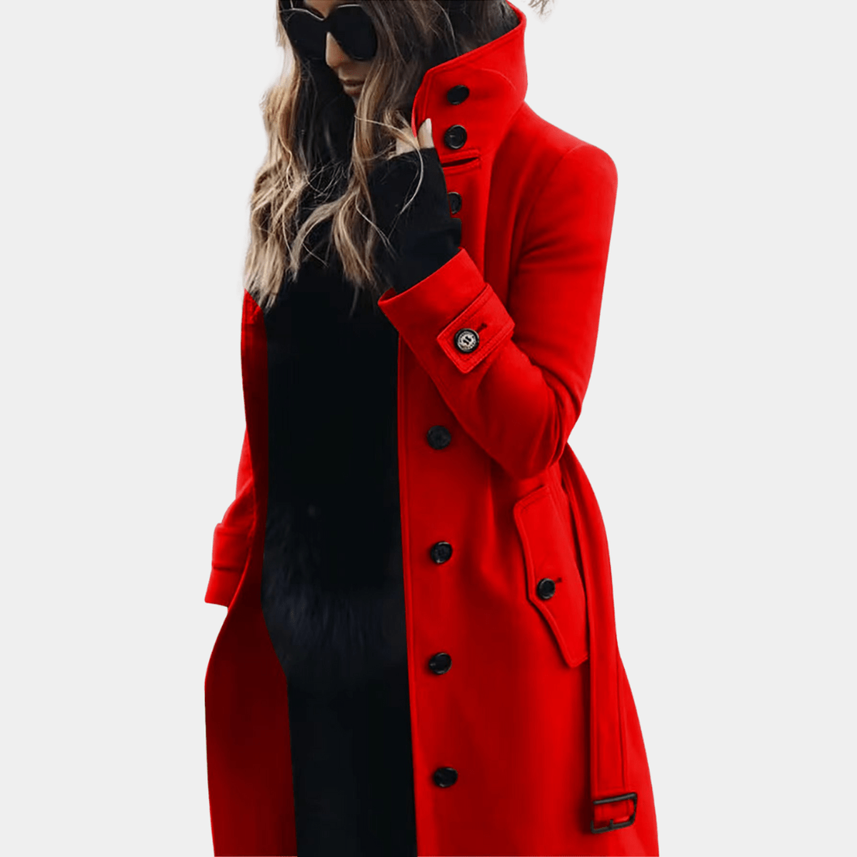 Elegant Women's Winter Trench Coat