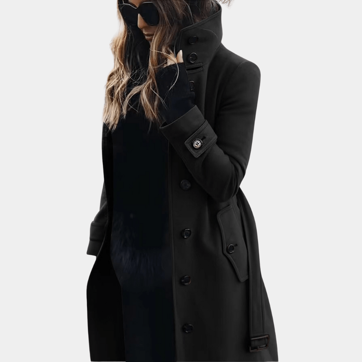 Elegant Women's Winter Trench Coat