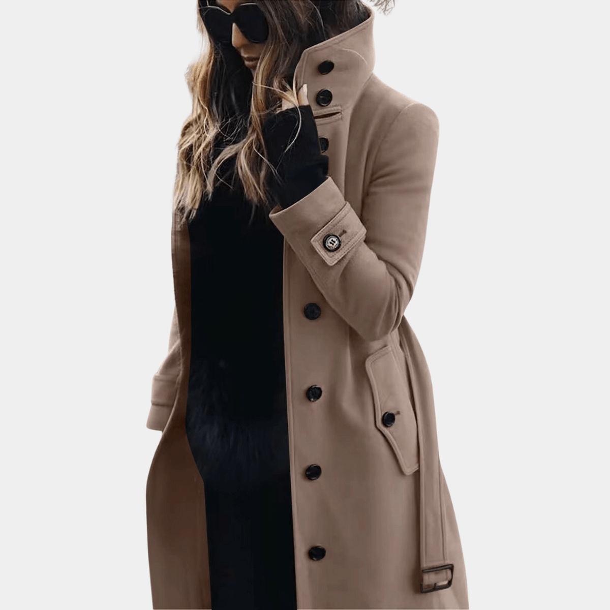 Eleganter Trenchcoat Damen Winter - IdealeKleiden